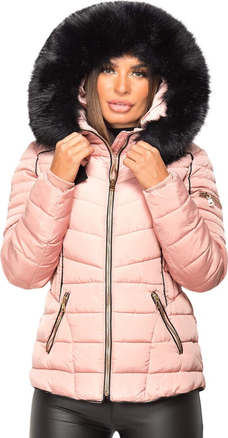 pink jacket womens uk