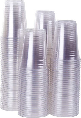 Nicole Fantini 24oz Plastic Clear PET Cups Only, for All Kinds of Beverages