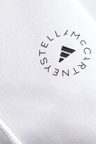 Thumbnail for your product : adidas by Stella McCartney Cropped organic cotton-blend hoodie