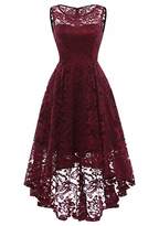 Thumbnail for your product : EFOFEI Womens Lace Midi Elegant Dress Swing Summer Cocktail Dress