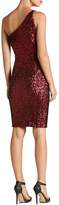 Thumbnail for your product : Dress the Population Cher One-Shoulder Sequin Dress