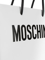 Thumbnail for your product : Moschino White logo print tote bag