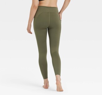 Women's Flex High-Rise 7/8 Leggings - All in Motion™ Moss Green XS