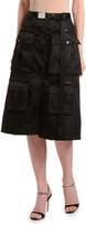 Thumbnail for your product : Prada Utility Pocket Gabardine Cargo Skirt