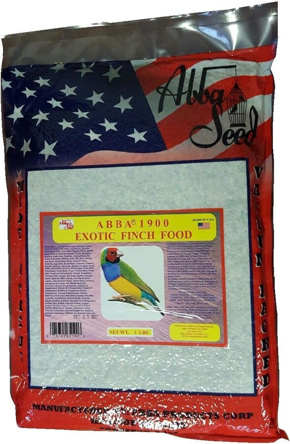 ABBA 1900 Exotic Finch Food, 5-lb bag