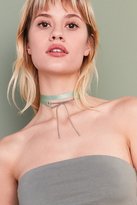 Thumbnail for your product : Urban Outfitters Satin Lace-Up Choker Necklace