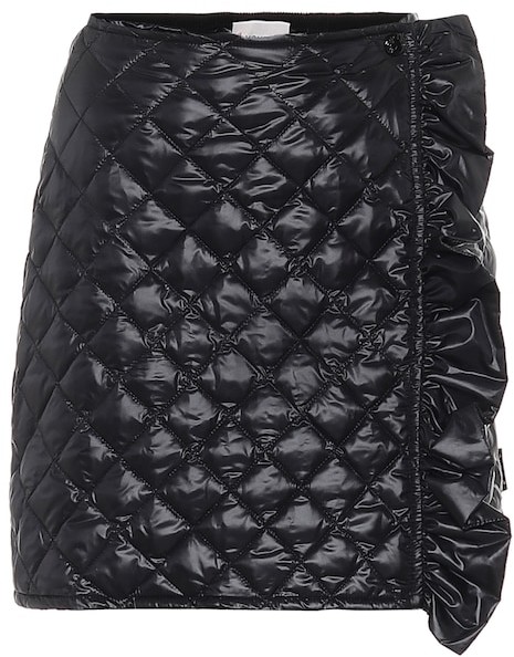 Moncler Quilted high-rise skirt - ShopStyle