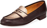 Thumbnail for your product : Gravati Leather Penny Loafer with Metallic Plug
