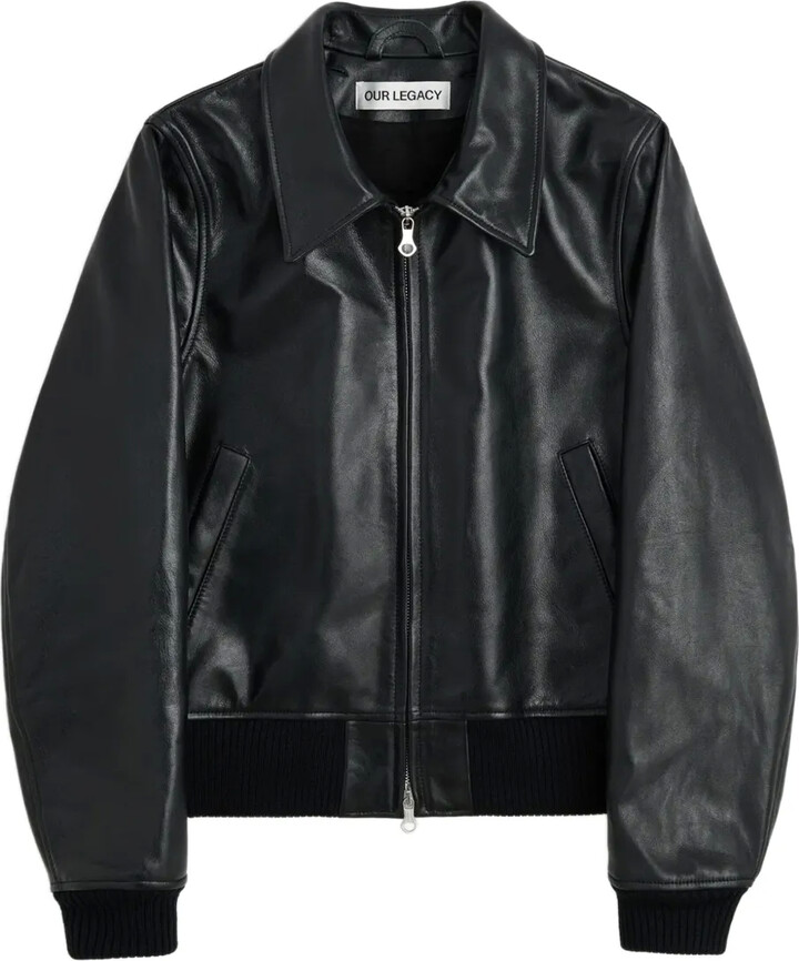 Our Legacy Radar bomber leather jacket