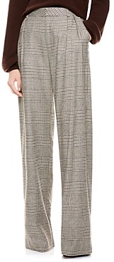 high waisted plaid dress pants