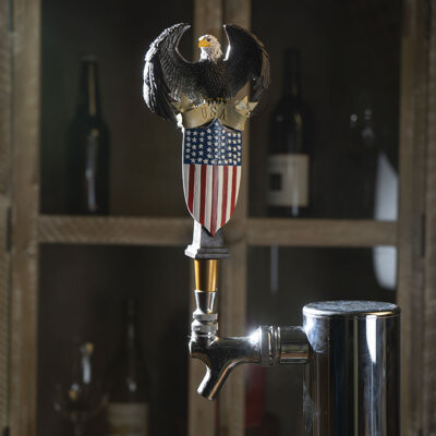 Trinx Patriot Eagle Shield Beer Tap Pull Handle