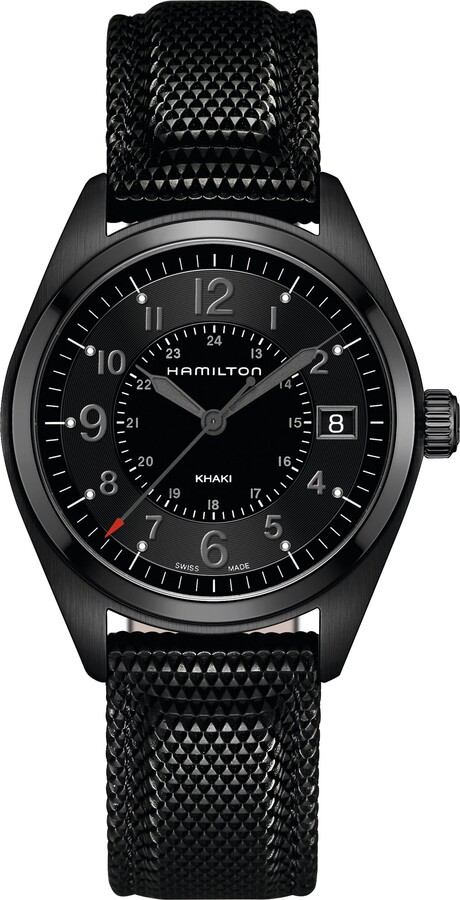Hamilton Khaki Field Silicone Strap Watch, 40mm