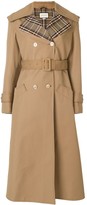 Thumbnail for your product : Gucci Butterfly Applique Gabardine Trench Coat