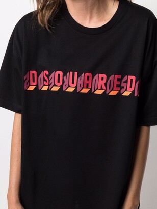 DSQUARED2 logo-print cotton T-shirt