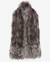 Thumbnail for your product : Adrienne Landau Silver Fox Fur Stole