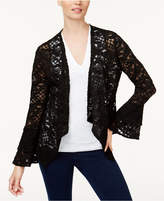 Thumbnail for your product : INC International Concepts Petite Lace Draped Jacket, Created for Macy's