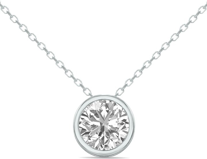 Lab Grown Diamonds 14K 0.75 Ct. Tw. Lab Grown Diamond Necklace