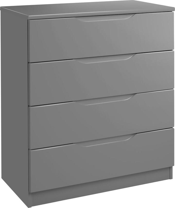 Dunelm Legato 4 Drawer Chest Grey ShopStyle
