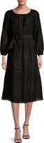 Thumbnail for your product : Donna Karan Belted Peasant Dress