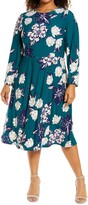 Thumbnail for your product : Eliza J Floral Long Sleeve Midi Dress