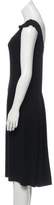 Thumbnail for your product : Burberry Sleeveless Crepe Dress Black Sleeveless Crepe Dress