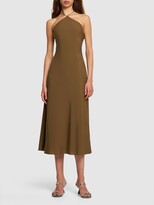 Thumbnail for your product : Designers Remix Valerie Long Satin Halter Dress