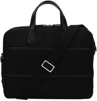 Bally Chandos Leather-Trim Briefcase