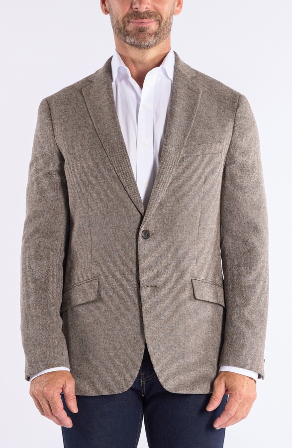 SAVILE ROW CO Textured Knit Sport Coat