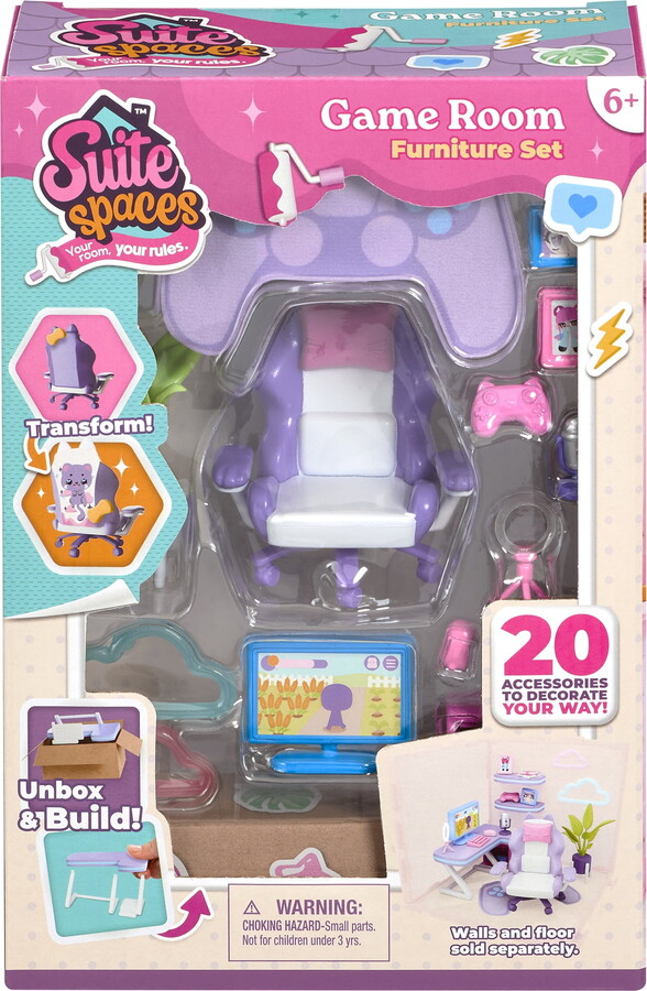 Suite Spaces Game Room Pack: Build the Dollhouse of Your Dreams