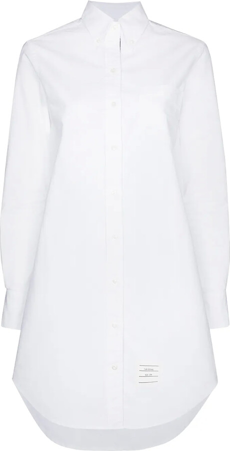 Thom Browne RWB-stripe mini shirtdress