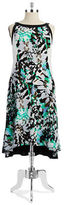 Thumbnail for your product : DKNY DKNYC Plus Floral Fit and Flare Dress