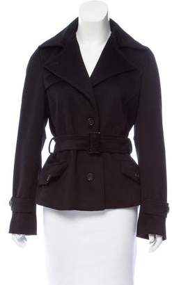 Luciano Barbera Belted Wool Jacket