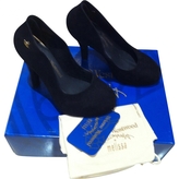 Thumbnail for your product : Vivienne Westwood Black Suede Heels