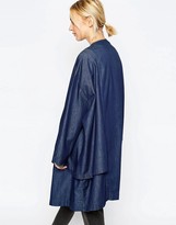 Thumbnail for your product : ASOS Oversized Denim Throw On Jacket