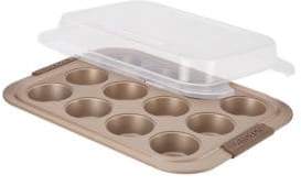 Anolon Advanced Bronze Bakeware Nonstick 12-Cup Muffin Pan