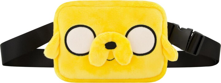 Adventure Time Crossbody Bag, Jake Plush Mini Handbag with Adjustable Shoulder Strap, Multi