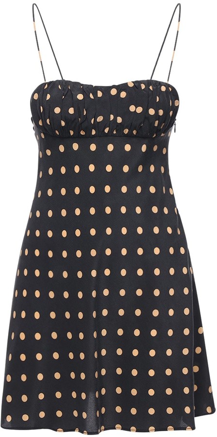 bec and bridge polka dot mini dress