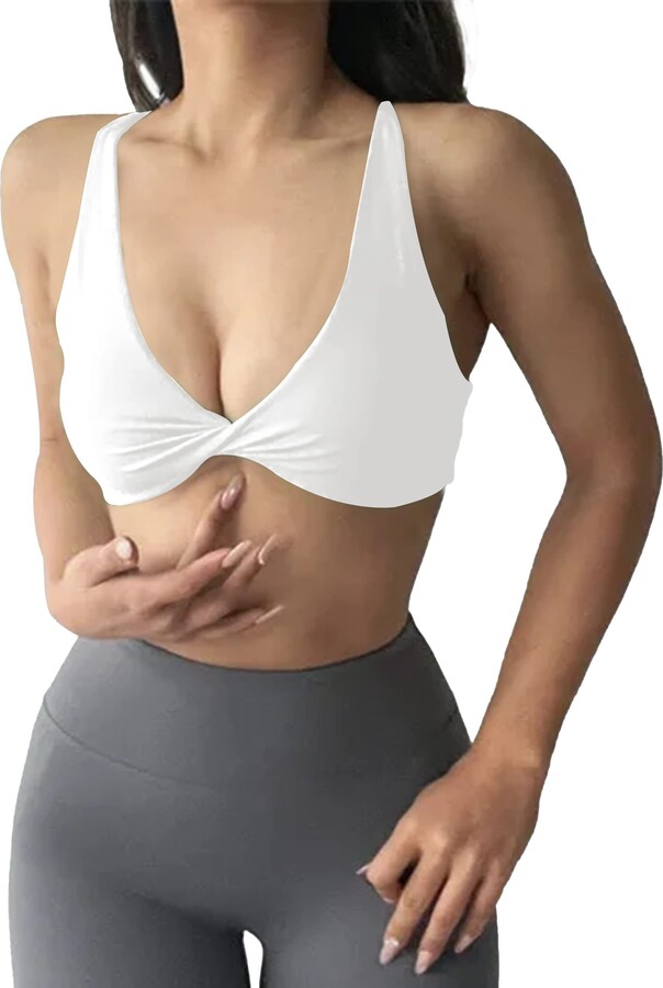 Aivtalk Wireless Bra Womens Push Up Wide Back Underwear Plus Size