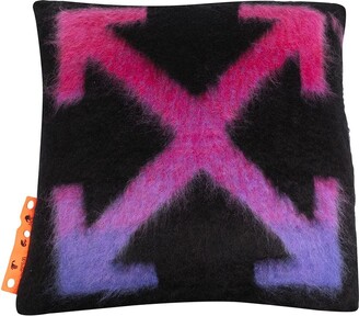 Off-White Arrows motif cushion