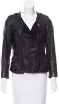 Thumbnail for your product : 3.1 Phillip Lim Ruffle-Accented Leather Jacket