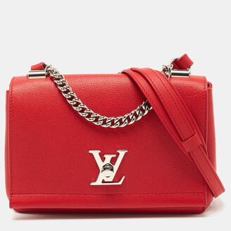 Louis Vuitton Rubis Leather Lockme II BB Bag - ShopStyle