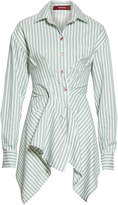 Thumbnail for your product : Sies Marjan Ainsley Ruched Stripe Cotton Blend Shirt