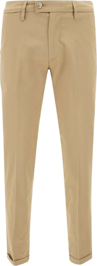 Re-Hash Belt-Loops Cuffed Trousers