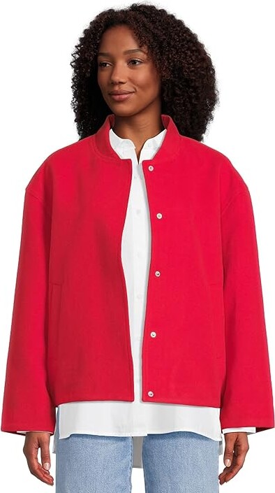 Sanctuary Modern Bomber Women's Vest Mars Red : XS (US 2), Down/Elastane/Polyester