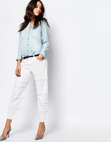 Thumbnail for your product : Current/Elliott Boyfriend Jeans With All Over Frayed Seams