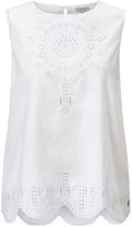 Thumbnail for your product : Jigsaw Cotton Broderie Tank