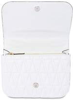 Thumbnail for your product : Versace Virtus Quilted Leather Shoulder Bag