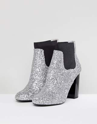 Call it SPRING Glitter Heeled Ankle Boots