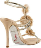 Thumbnail for your product : Rene Caovilla Embellished Triple-Strap Sandal