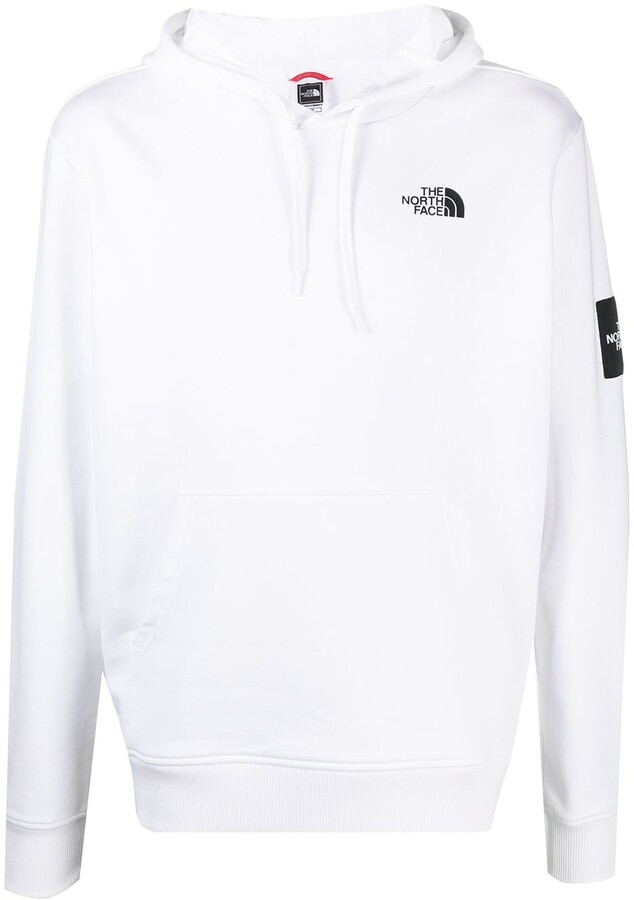 white north face zip up